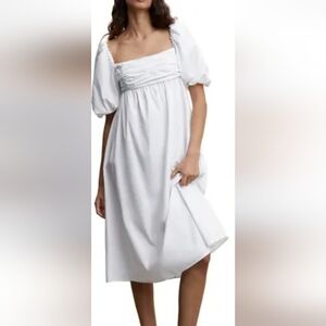 MNG by MANGO from Nordstrom XS white cotton dress